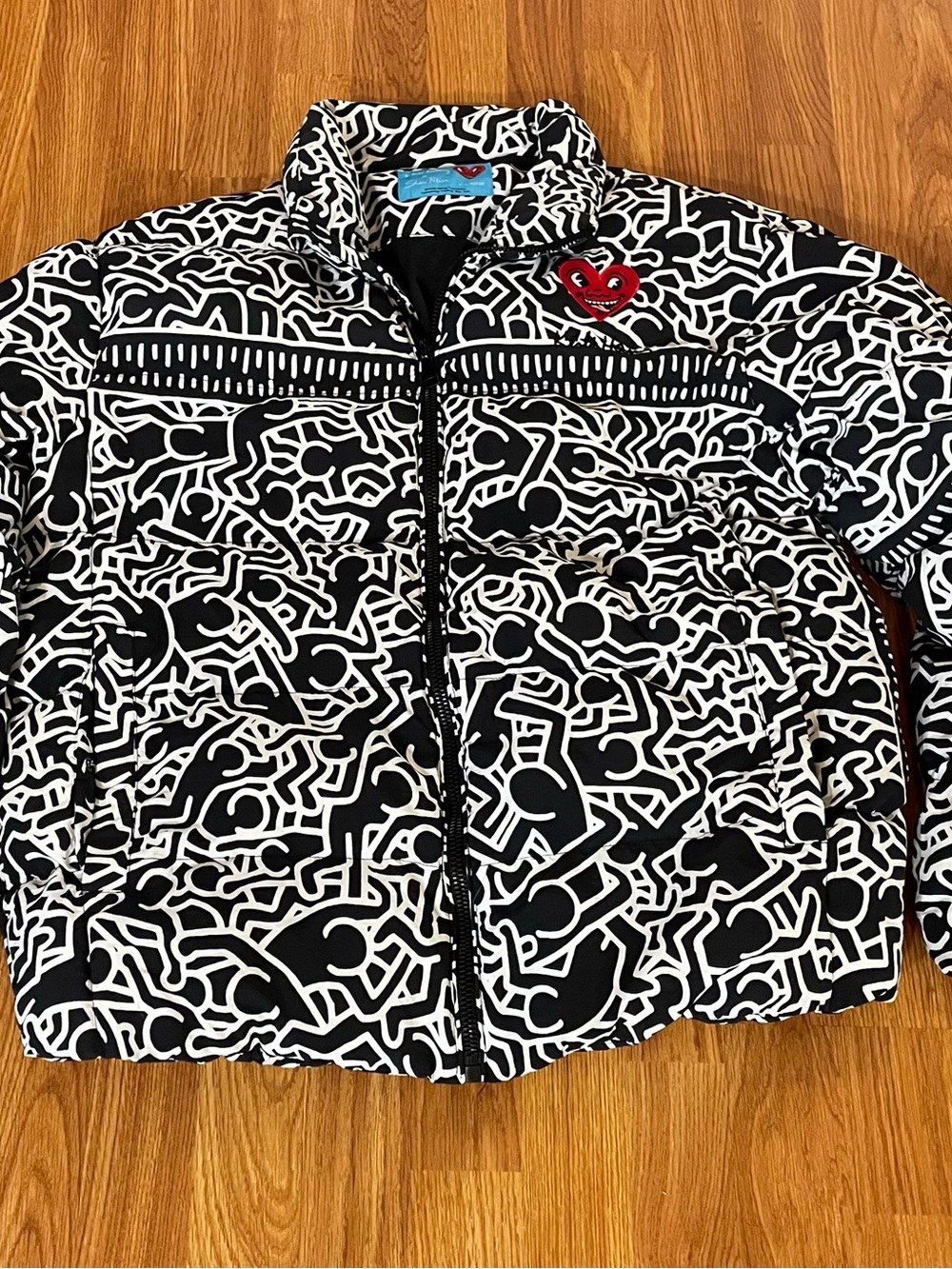 Keith Haring x Shoe Palace Puffer Jacket Size XL EUC